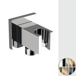 SQUARED HANDSHOWER HOLDER W/WATERPUNCH