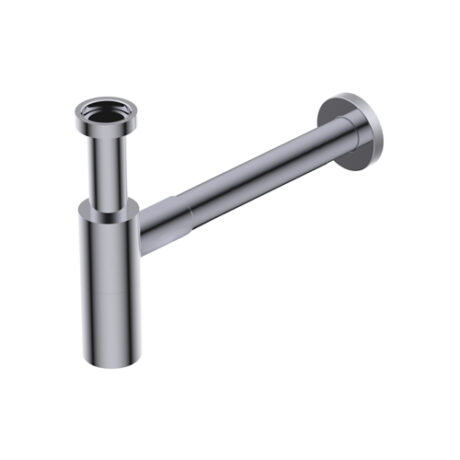 TRAP,WITH WALL MOUNTED TUBE, BRUSHED COPPER