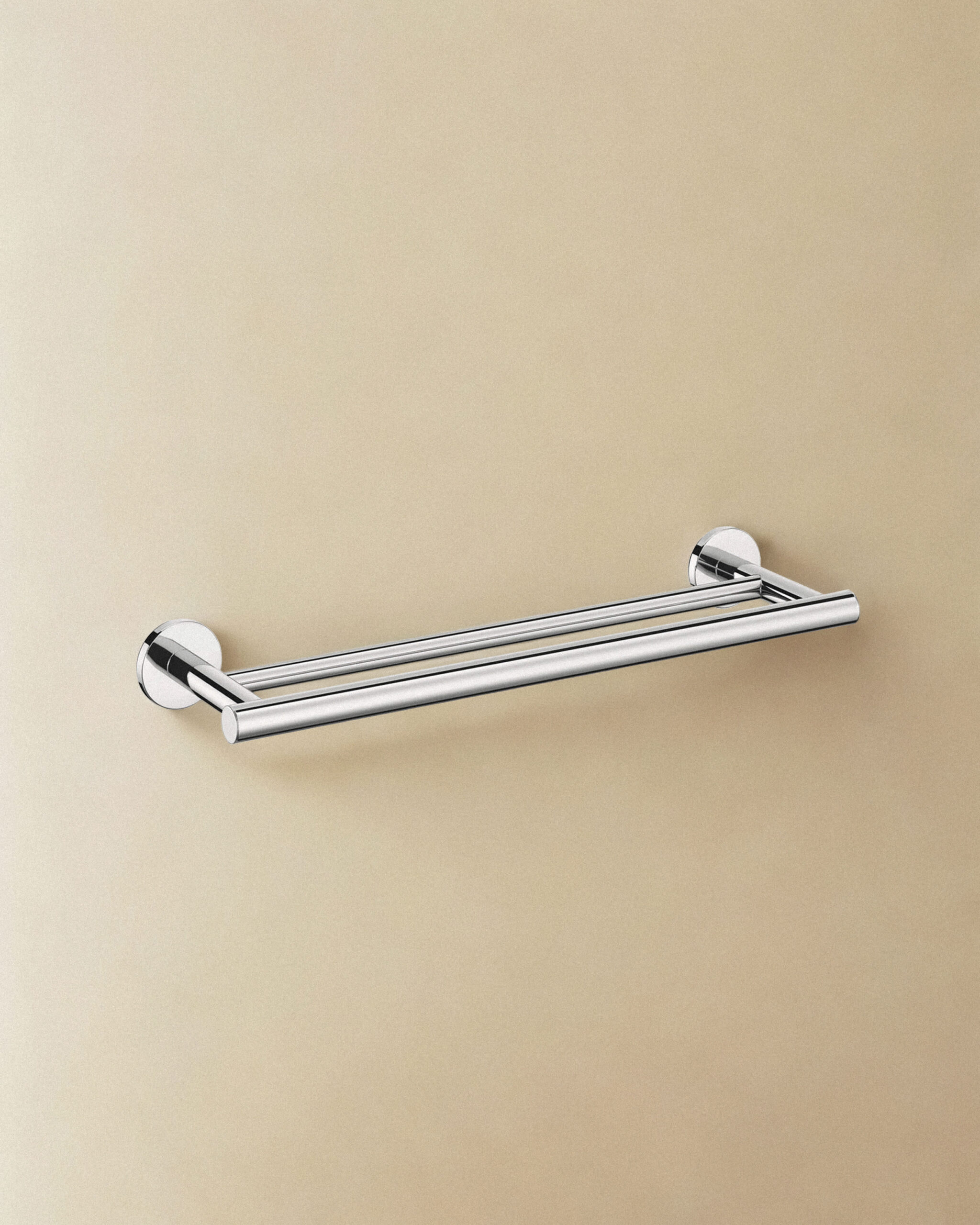 DOUBLE TOWEL RACK 3 CR (45X13X5)