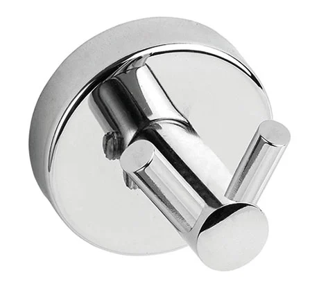 DROP DOUBLE ROBE HOOK-BLACK
