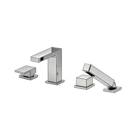 QUADRO DECK MOUNTED BATH MIXER