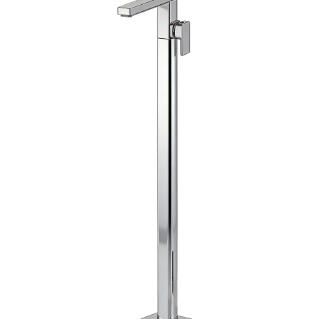 QUADRO FLOOR MOUNTED WASH-BASIN MIXER  WITH 1"1/4 CLICK CLACK WASTE