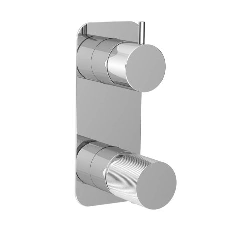 Mylos External Parts For Wall Shower/Bath Mixer 2 Ways With Diverter Distance Mm 100- Bevel Plate