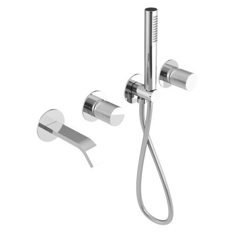 Mylos External Parts For Wall Bathtub Mixer With Shower