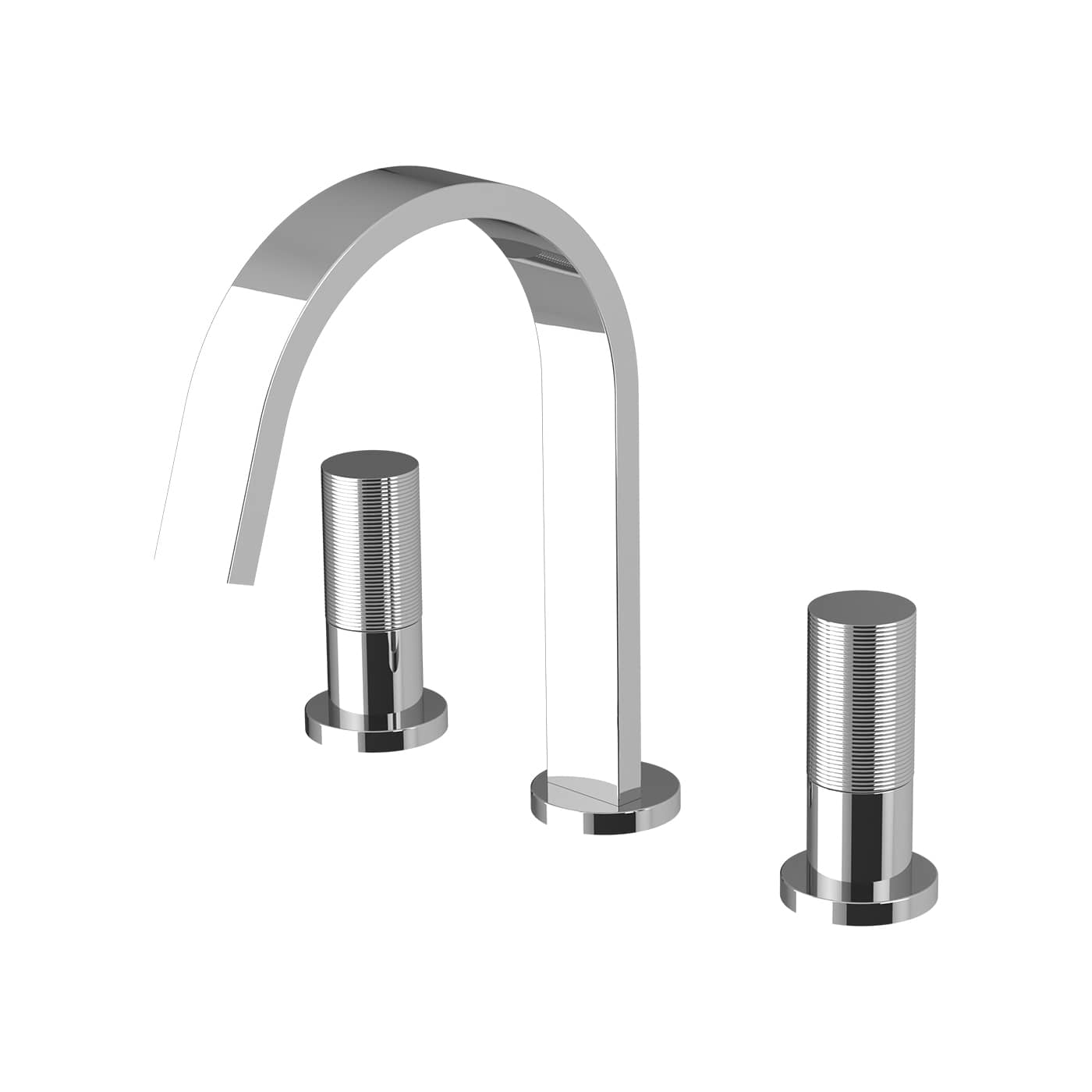 Mylos 3 Holes Washbasin Group Without Popup Waste