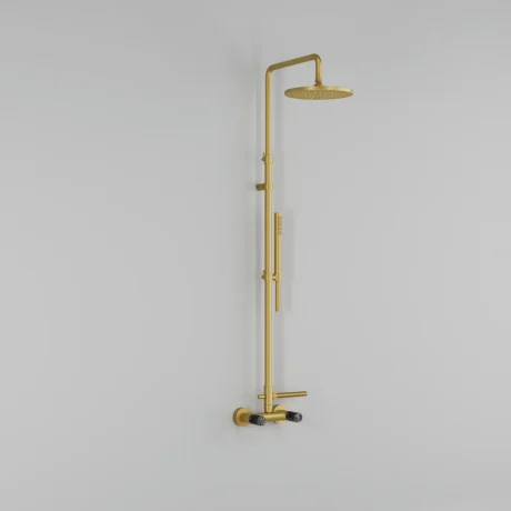 Aqua Marble External shower column with diverter, shower head and shower set.