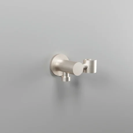 On Orientable handshower support with water supply elbow