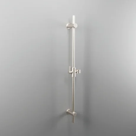 On Sliding rail with handshower sliding support