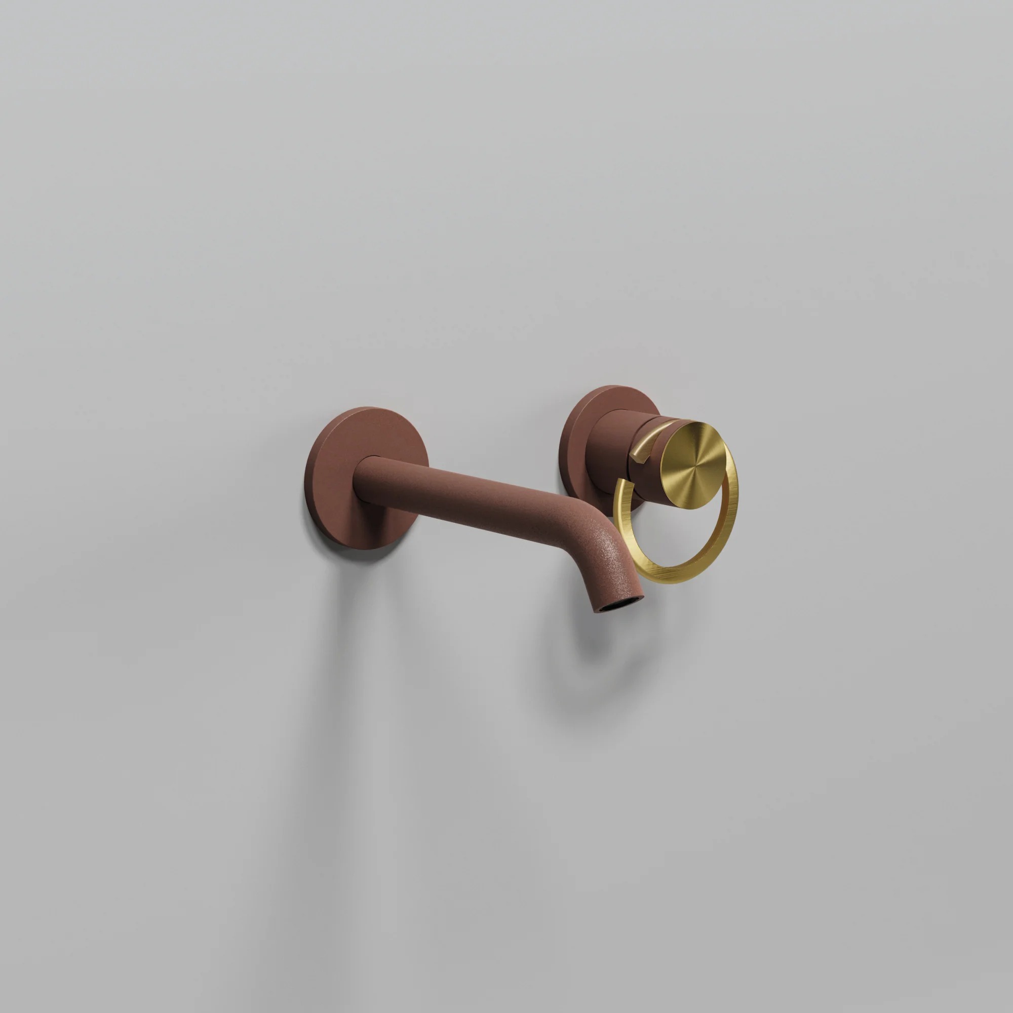 Linea by AC Built-in basin mixer with Ø 21 mm 190 mm spout complete with built-in connections
