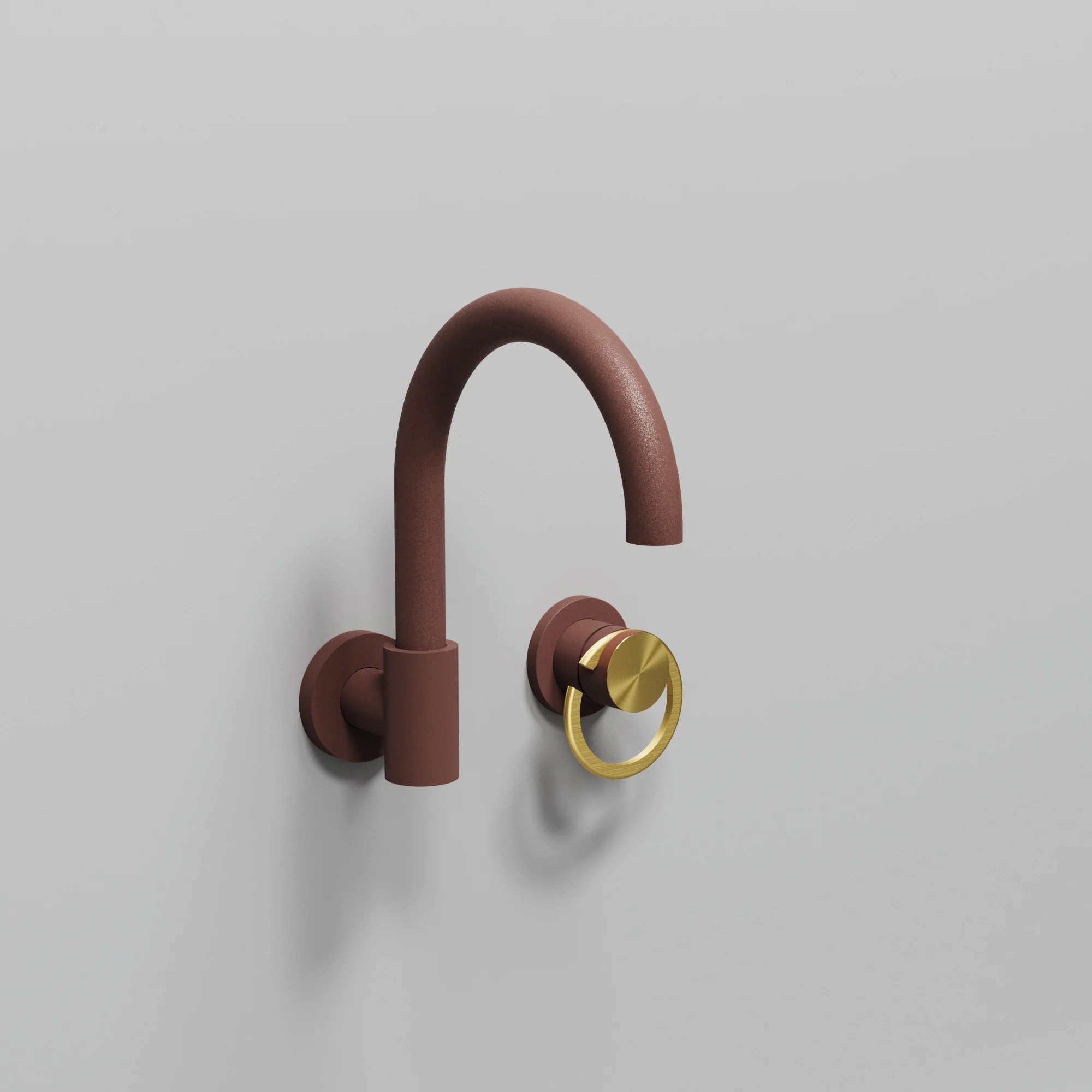 Linea by AC Wall kitchen mixer 240 mm long with swivel spout