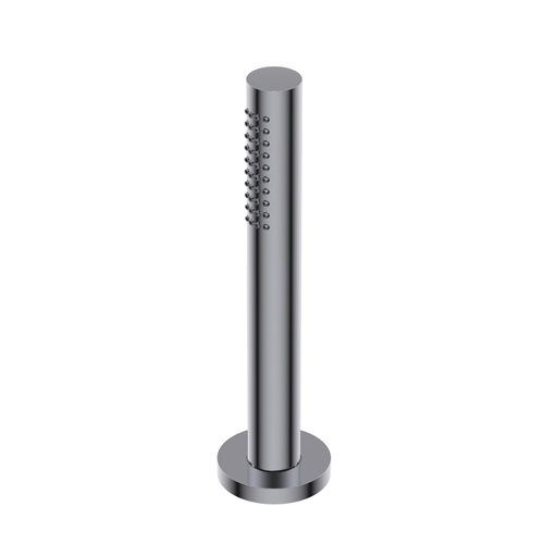 Diametro35 Cross Hand shower support for deck mounted bath group with hand shower and flexible - Ø24mm brass hand shower three layers flexible, reinforced with metalized Nylon yarn L=1.800mm