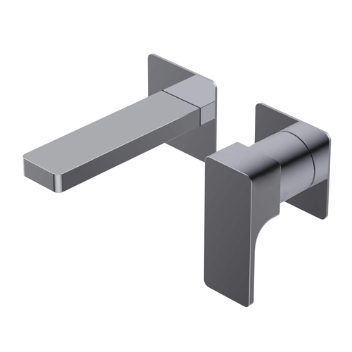 Glitter Outer parts for built-in single lever basin mixer - spout SX Lmax=129mm