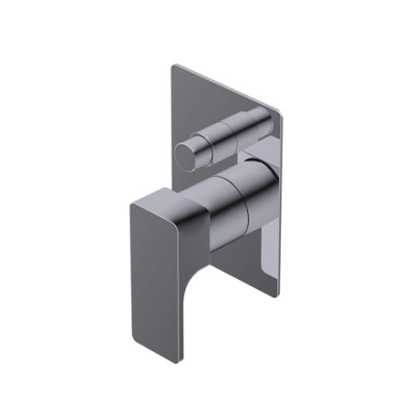 Glitter Outer parts for built-in single lever bath/shower mixer, two ways - automatic diverter bath/shower