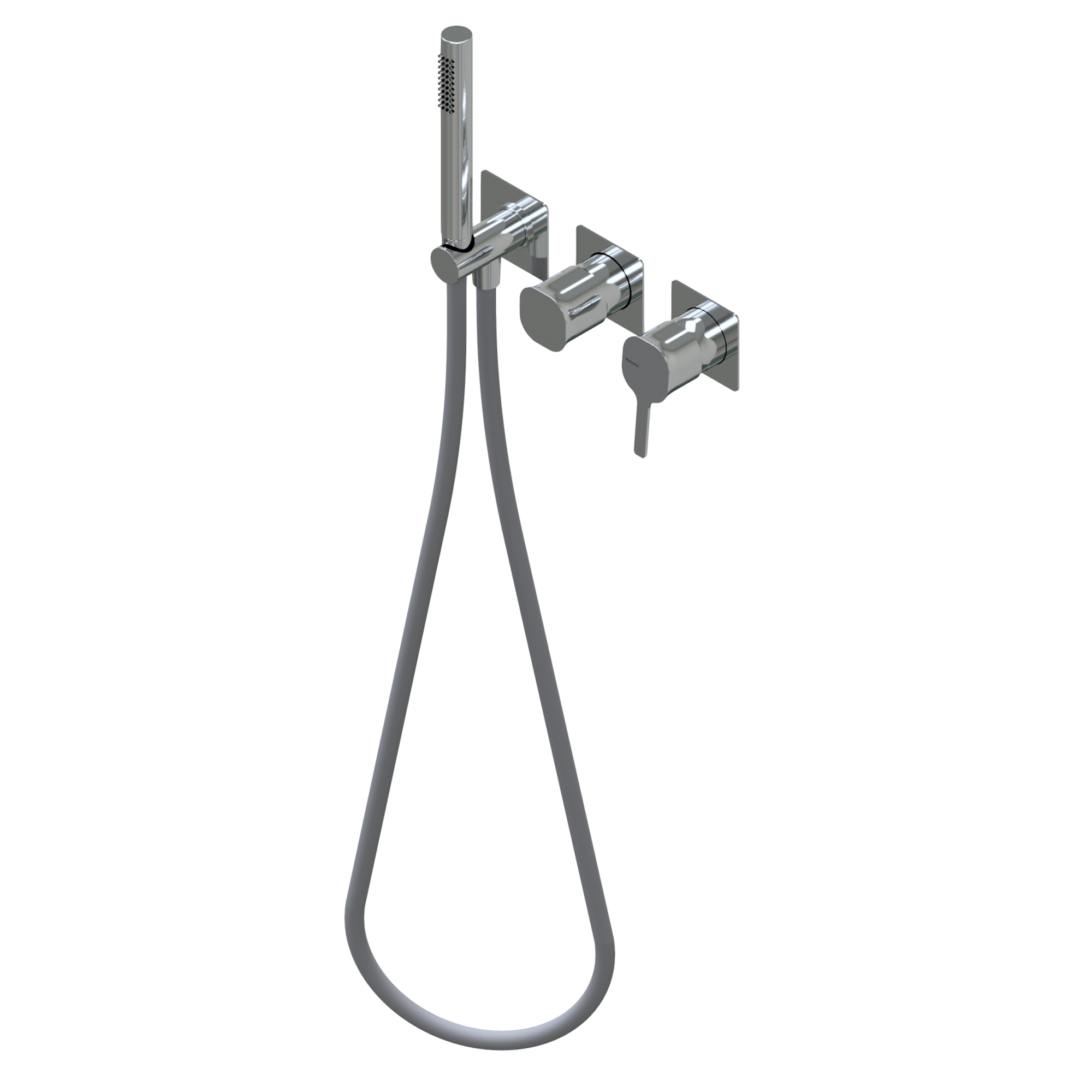 Taormina Built-in single lever bath/shower mixer, two/three ways with rotative diverter
