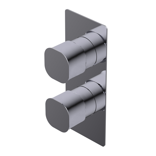 Taormina Built-in thermostatic mixer, two/three ways out with rotative diverter