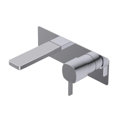 Haptic Outer parts for built-in single lever basin mixer - spout SX Lmax=131mm