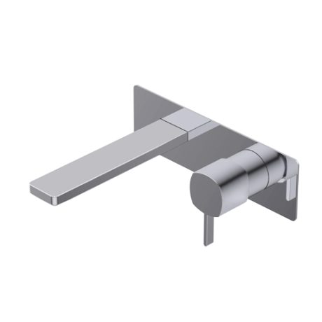 Haptic Outer parts for built-in single lever basin mixer - spout SX Lmax=181mm