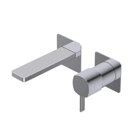 Haptic Outer parts for built-in single lever basin mixer - spout SX Lmax=131mm