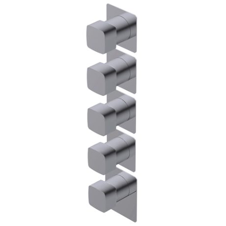 Haptic Outer parts for built-in thermostatic mixer - flow regulator filters and non return valves four separate exits