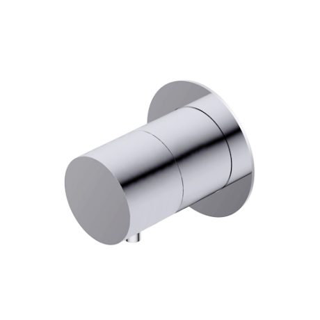 Diametro35 Cross Outer parts for built-in tap - flow regulation ceramic disk cartridge internal parts sold separately: one outlet with stop position or two outlets, of which the upper outlet is always open for installation in series