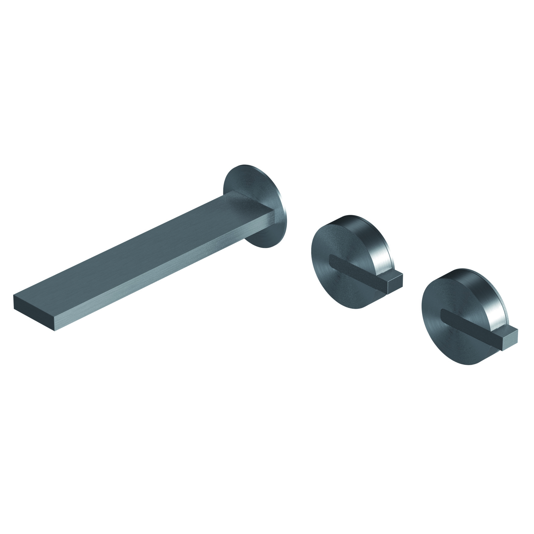 DOT316 Outer parts for built-in three holes basin group - spout SX L=184mm