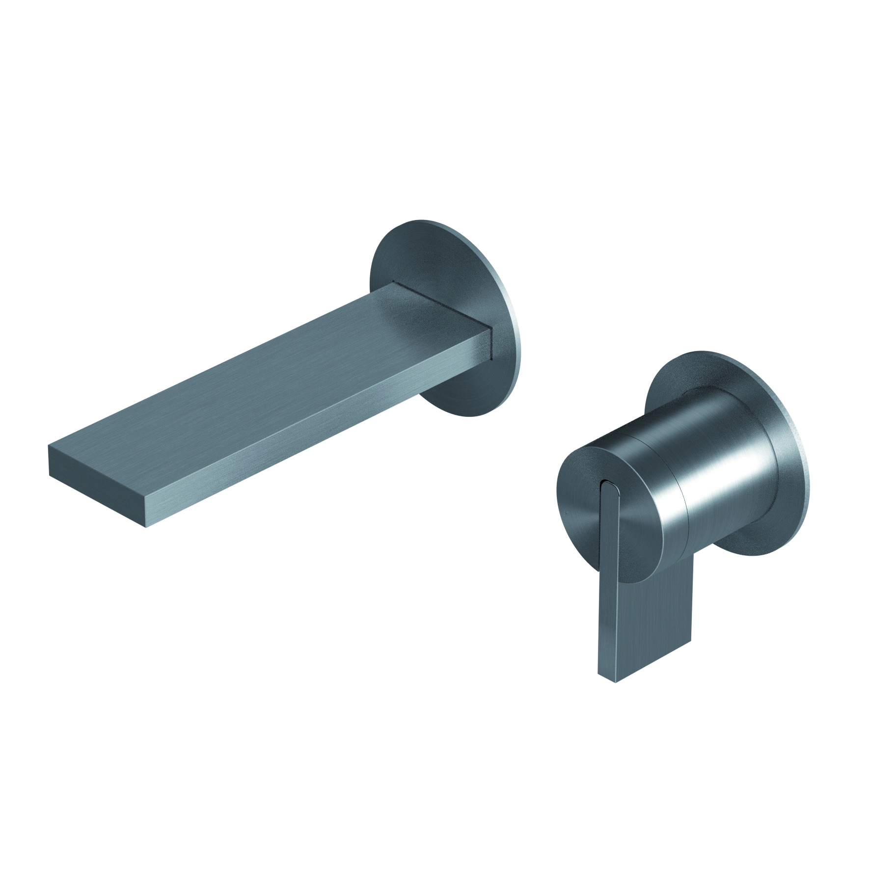 DOT316 Outer parts for built-in single lever basin mixer - spout SX Lmax=120mm