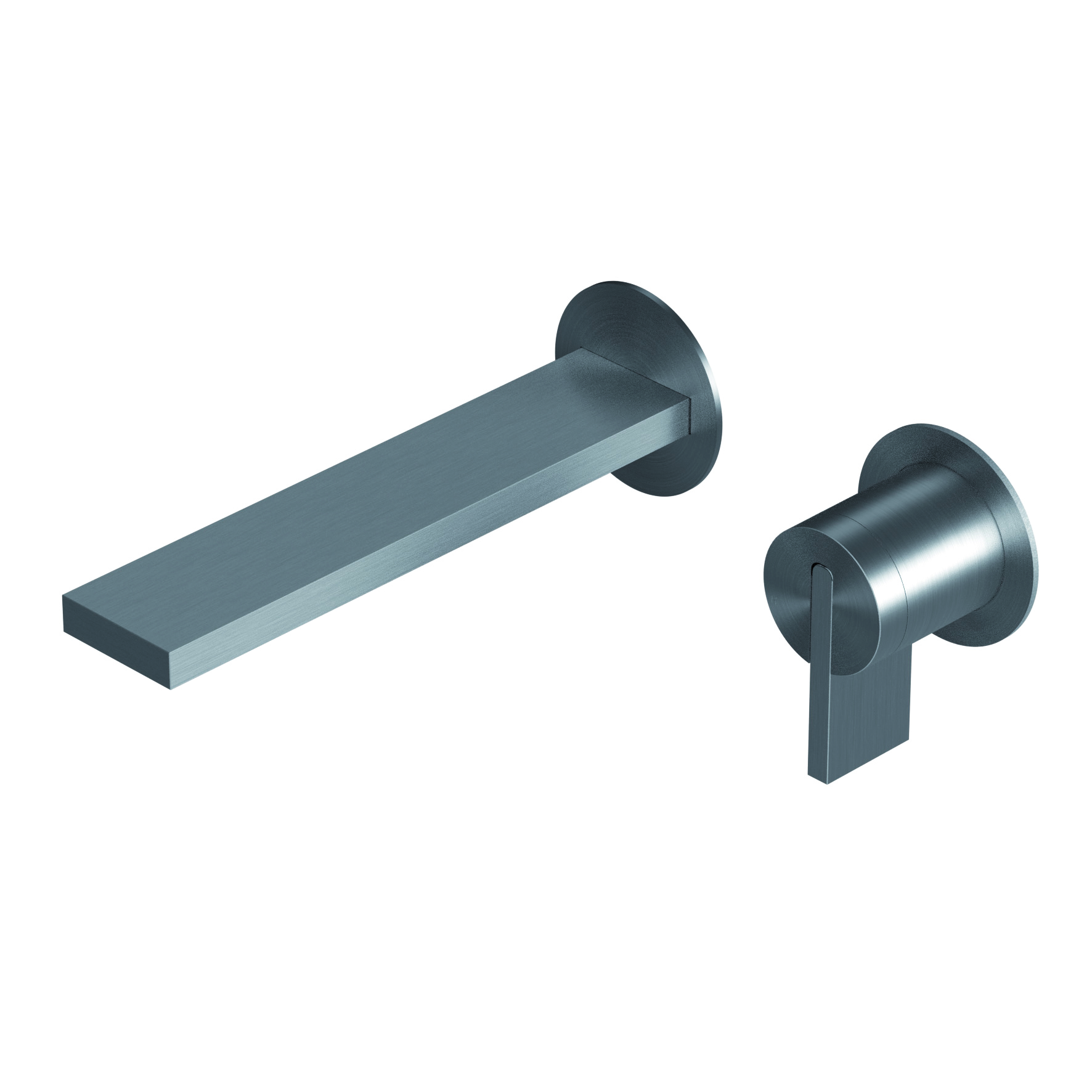 DOT316 Outer parts for built-in single lever basin mixer - spout SX Lmax=170mm