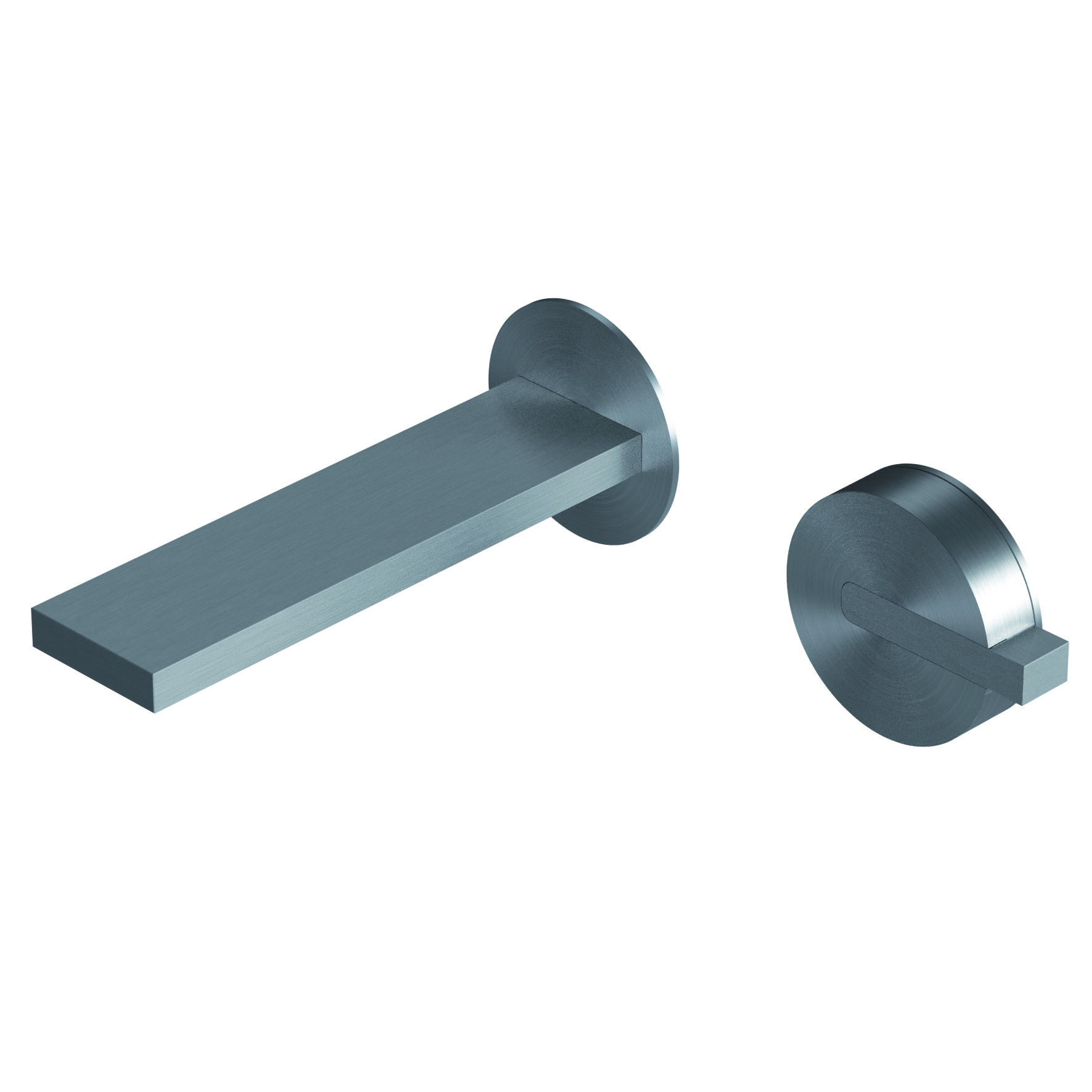 DOT316 Outer parts for built-in single lever basin mixer with progressive cartridge - spout SX L=134mm