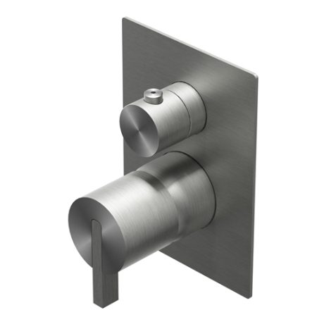 DOT316 Outer parts for built-in single lever bath/shower mixer, two ways with rotative diverter