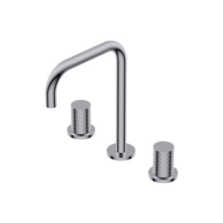 Diametro35 Impronte Three holes basin group - square spout L=160mm H=229mm