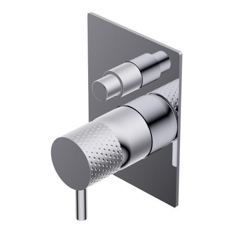 Diametro35 Impronte Outer parts for built-in single lever bath/shower mixer, two ways - automatic diverter bath/shower