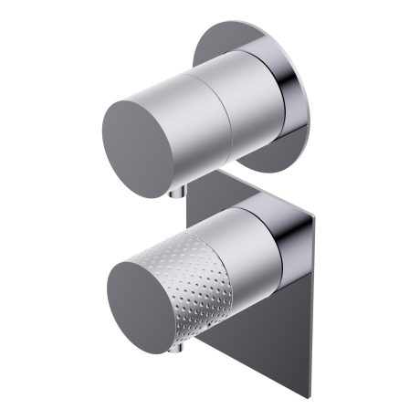 Diametro35 Impronte Outer parts for built-in thermostatic mixer - flow regulator filters and non return valves one way installation in both vertical and horizontal position without thermostatic handle