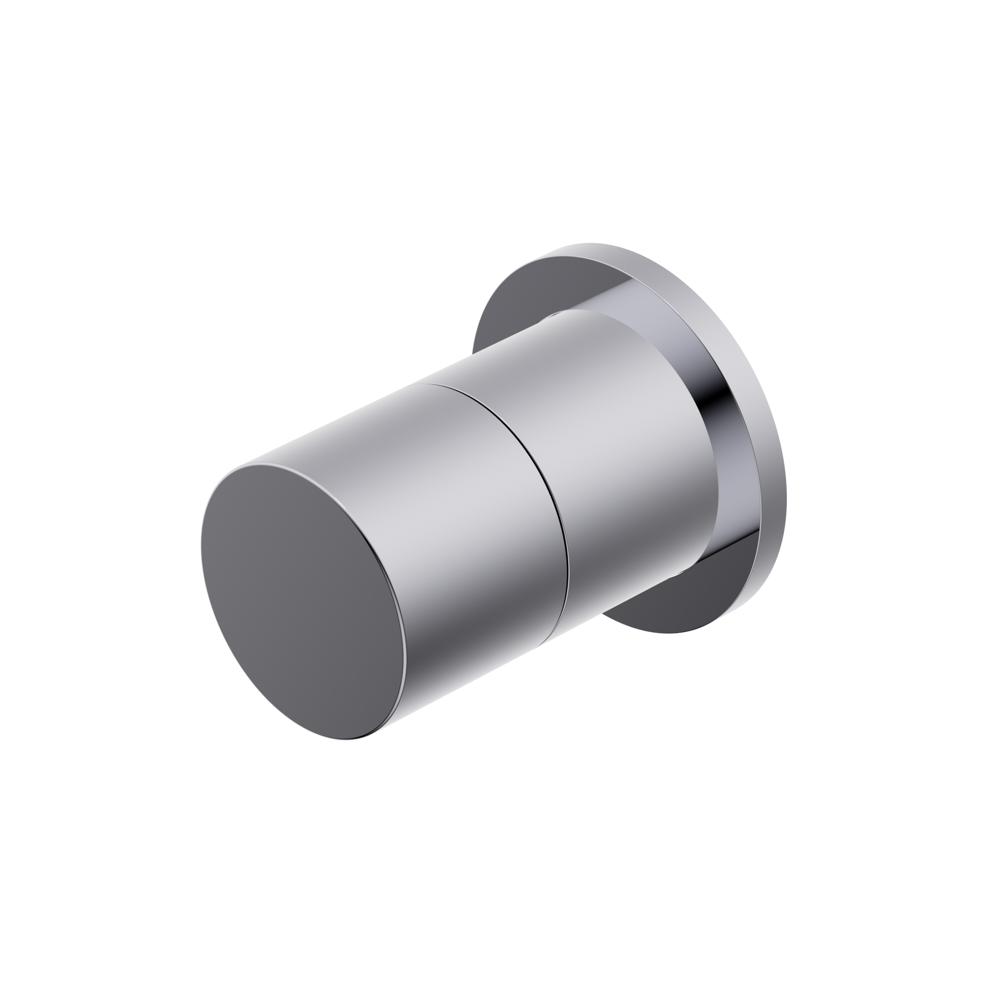 Diametro35 Cross Outer parts for built-in diverter - three ways: bath-hand shower-head shower and stop position