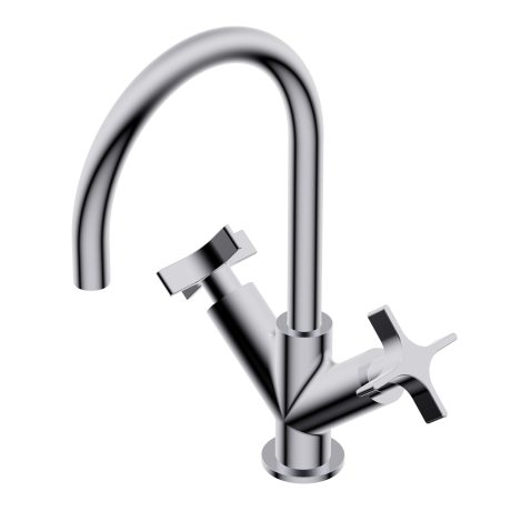 Diametro35 Cross Single hole basin mixer