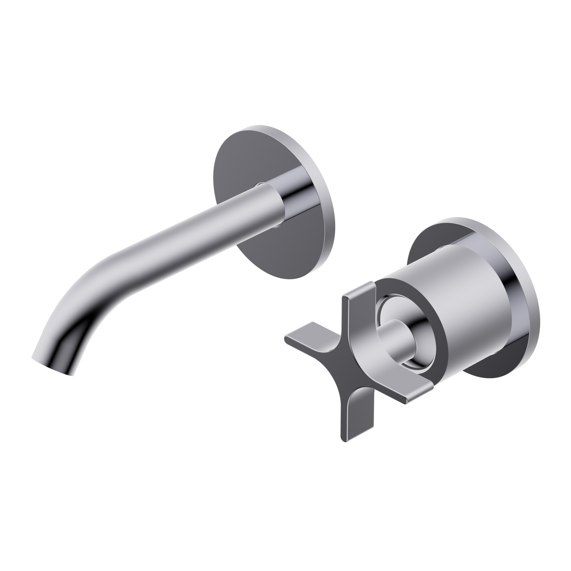 Diametro35 Cross Outer parts for built-in single lever basin mixer