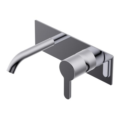 Diametro35 Elegance Outer parts for built-in single lever basin mixer - spout SX Lmax=133mm external plate