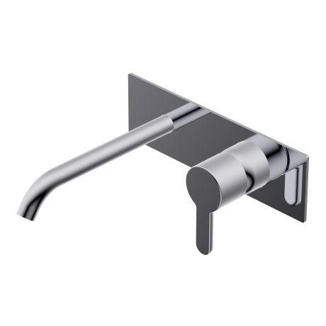 Diametro35 Elegance Outer parts for built-in single lever basin mixer - spout SX Lmax=193mm external plate