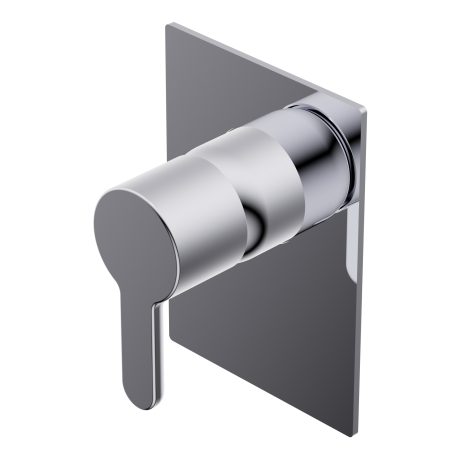 Diametro35 Elegance Outer parts for built-in single lever shower/basin mixer - external plate one way